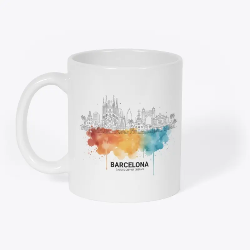 Barcelona - Colors of the City Mug