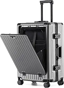 26-inch zipperless travel bag with wheels