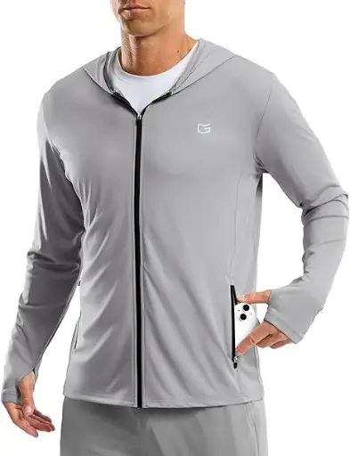 [https://amzn.to/4nIjSpF] جاكيت رجالي G Gradual بغطاء وحماية من الشمس UPF 50+ خفيف الوزن بسحاب كامل (مناسب للمشي الطويل وصيد الأسماك) / G Gradual Men's Hooded Jacket with UPF 50+ Sun Protection, Lightweight Full-Zip for Hiking & Fishing