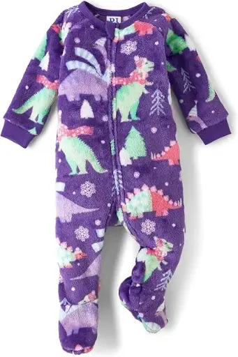 [https://amzn.to/46YEsLV] The Children's Place Girls & Toddler Footed One‑Piece Zipper Pajamas — بيجامة قطعة واحدة بسحاب أمامي وأقدام من ذا تشيلدرنز بليس للبنات والصغار 