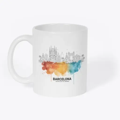 Barcelona - Colors of the City Mug