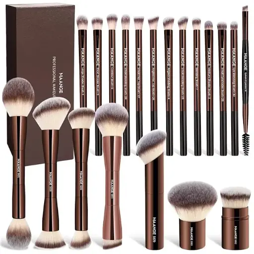 MAANGE 20 Pcs Makeup Brushes with Gift Box