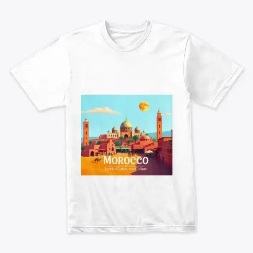 Morocco Vibrant Cityscape Art