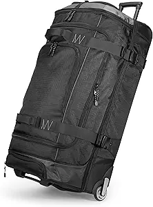 [https://amzn.to/4pyjawQ] 35-inch large duffel bag with wheels