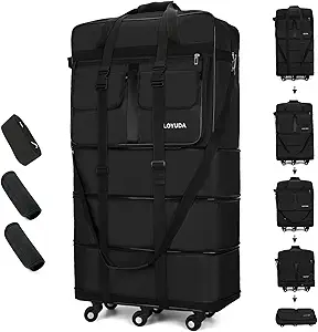 [https://amzn.to/4nnLCQD] Expandable travel bag with a capacity of 130 liters