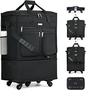 [https://amzn.to/46pJX5S] MILADA expandable travel bags